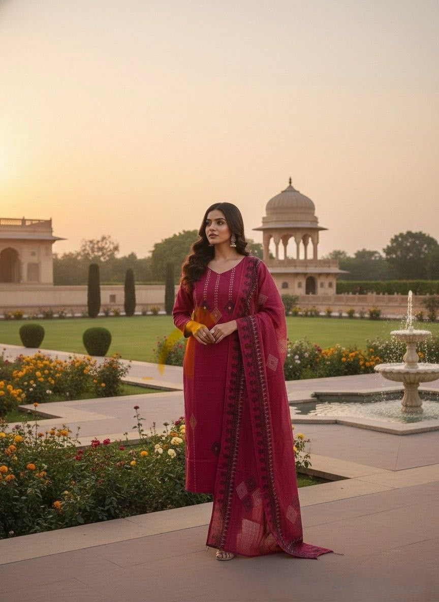 Kurti Pent Dupatta Set