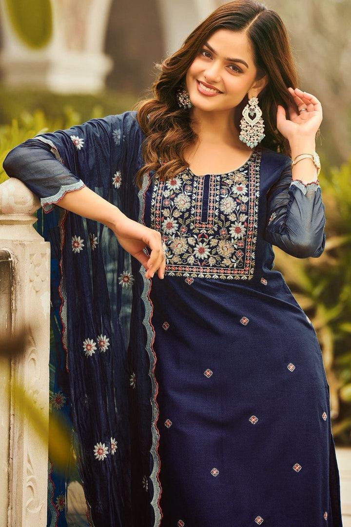 Reyon Beautiful Suit set and Duppta