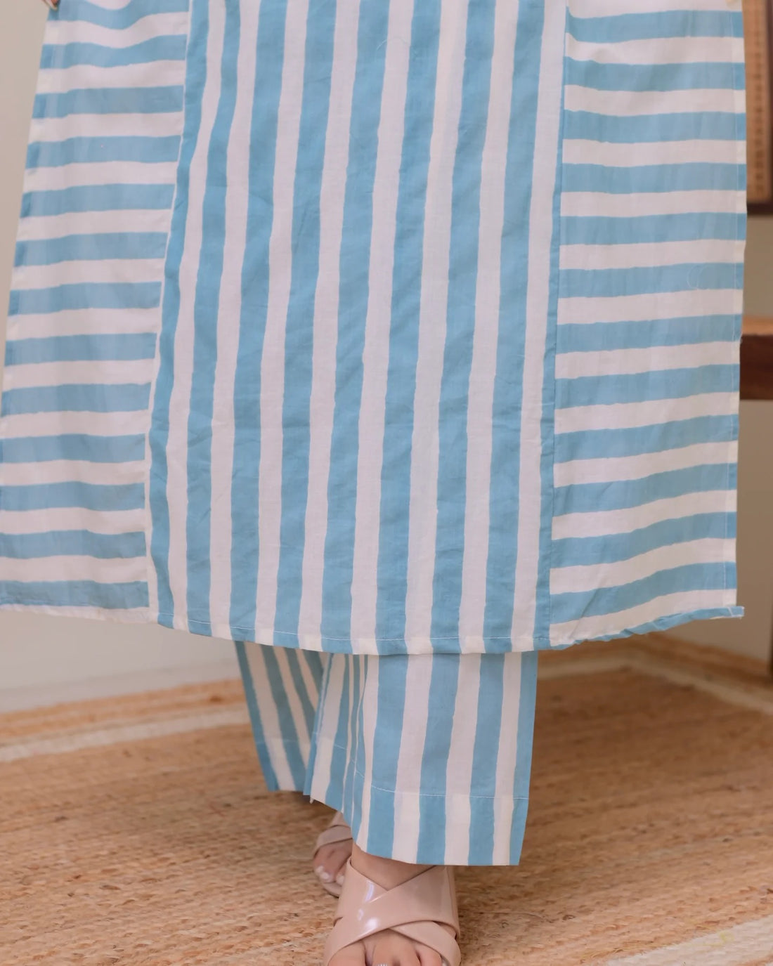 Grace Printed Rayon Kurta Palazzo Set