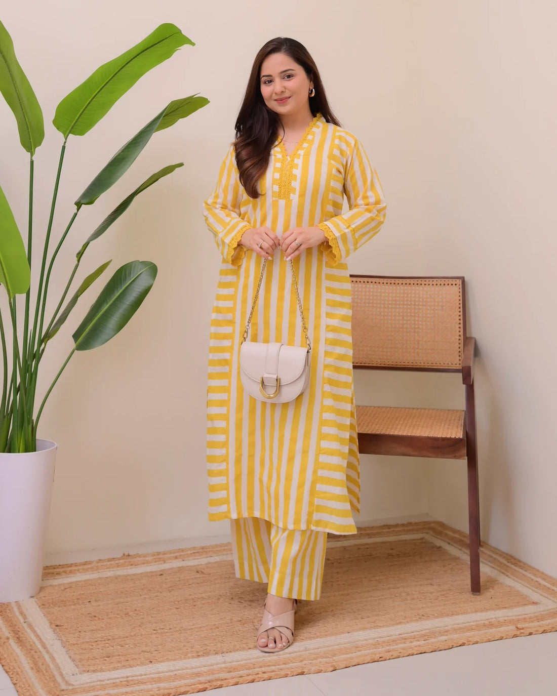 Grace Printed Rayon Kurta Palazzo Set