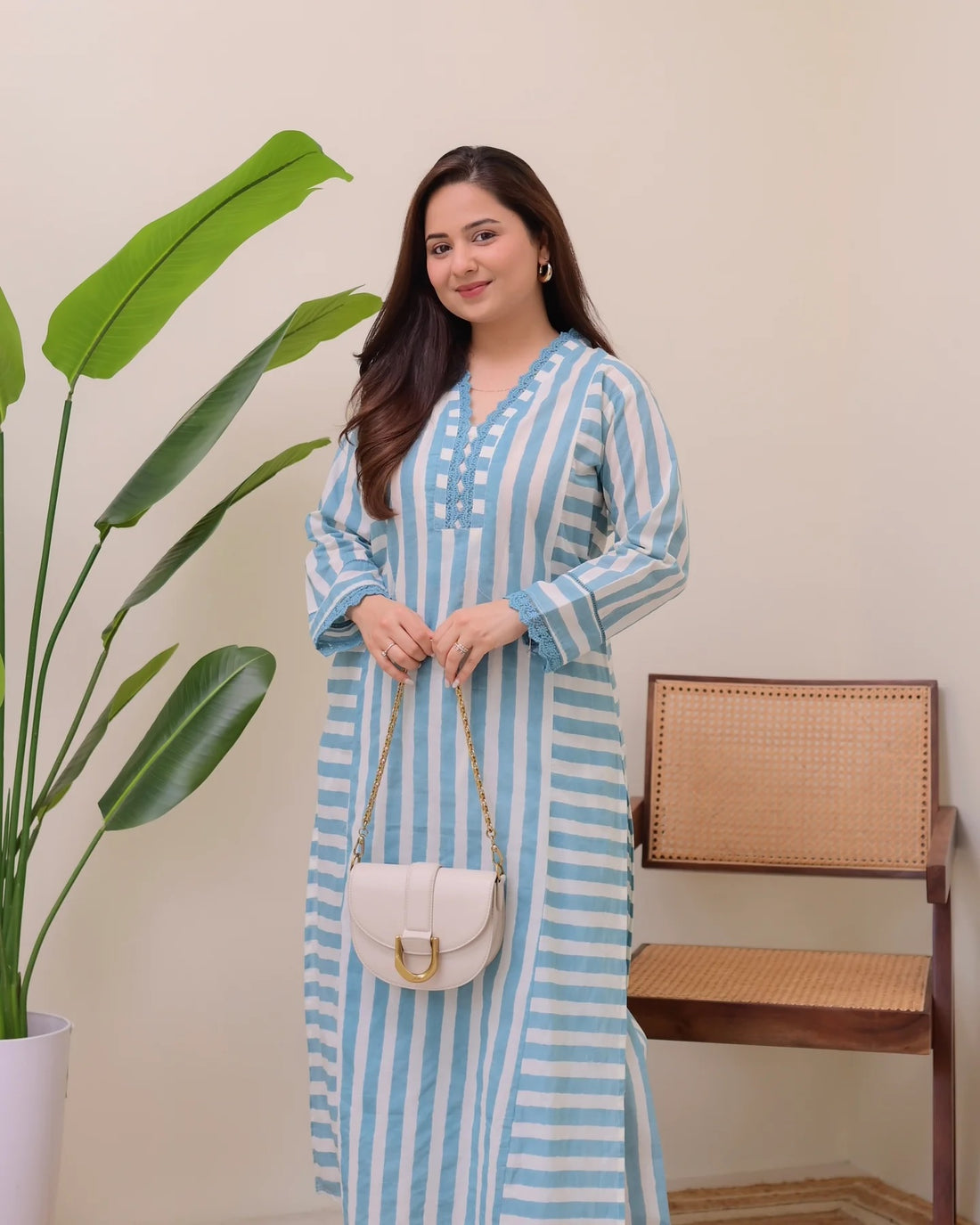 Grace Printed Rayon Kurta Palazzo Set