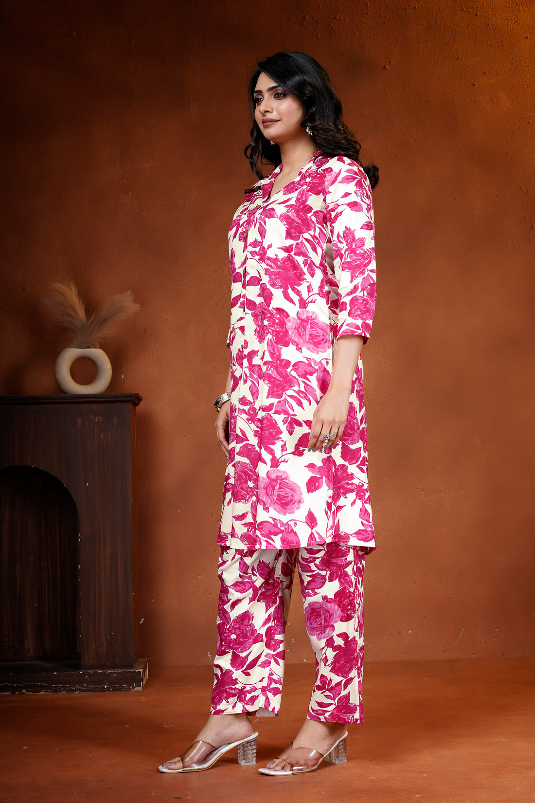 Pure Cotton Floral Co-Ord Set