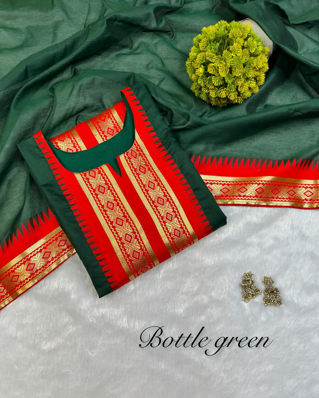Serenity Kanchi Cotton Kurta & Dupatta Set