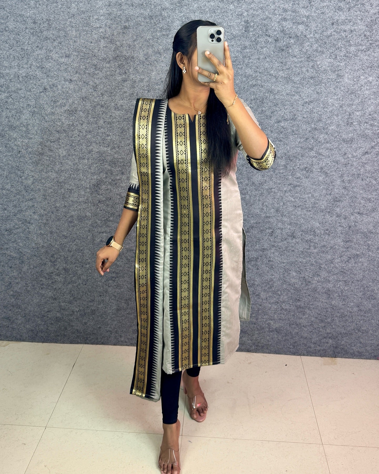 Serenity Kanchi Cotton Kurta & Dupatta Set