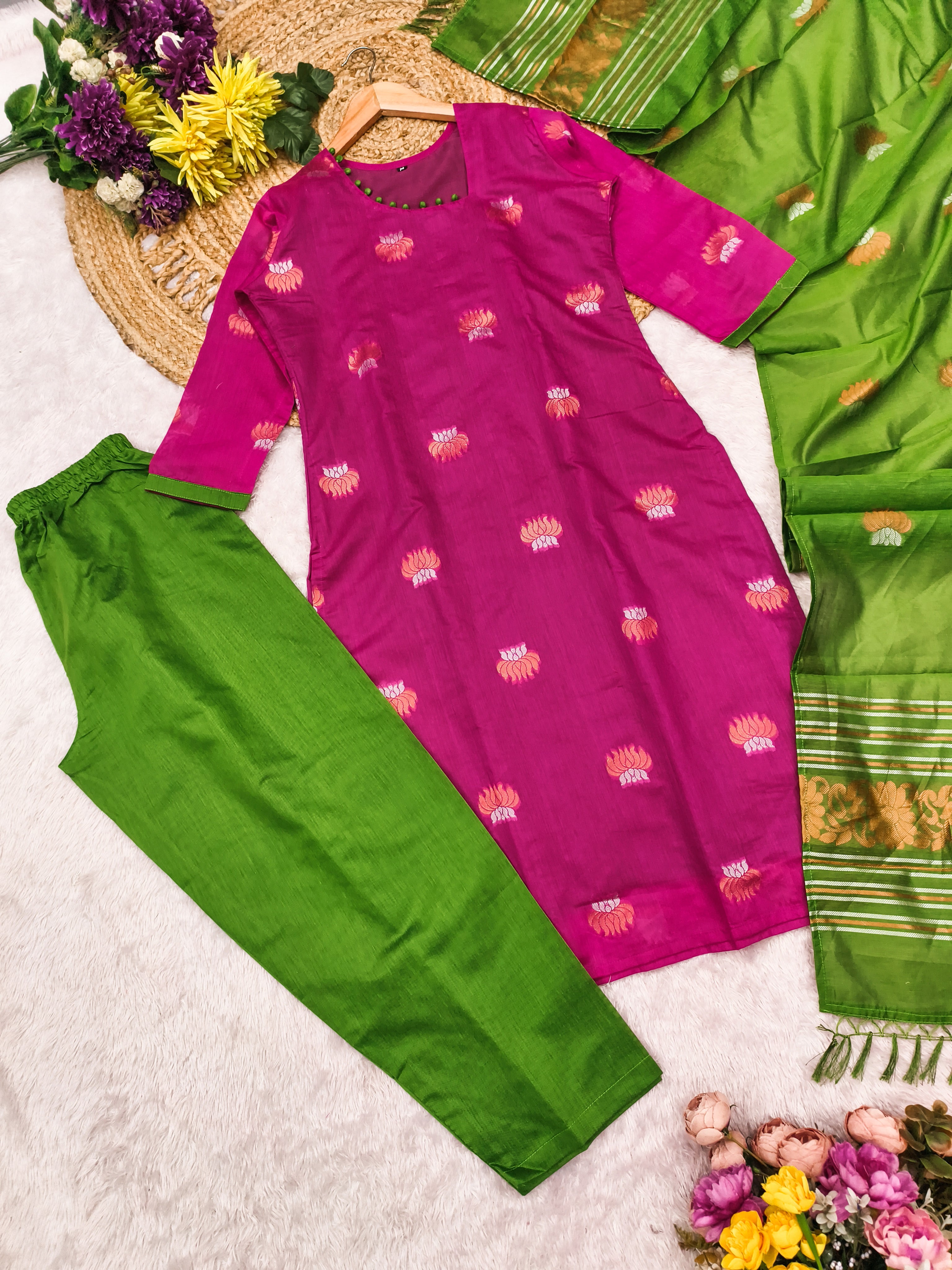 Athira Kanchi Cotton Kurta Set