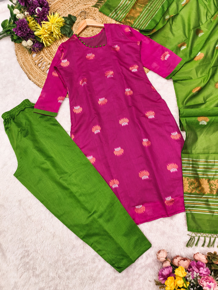 Athira Kanchi Cotton Kurta Set
