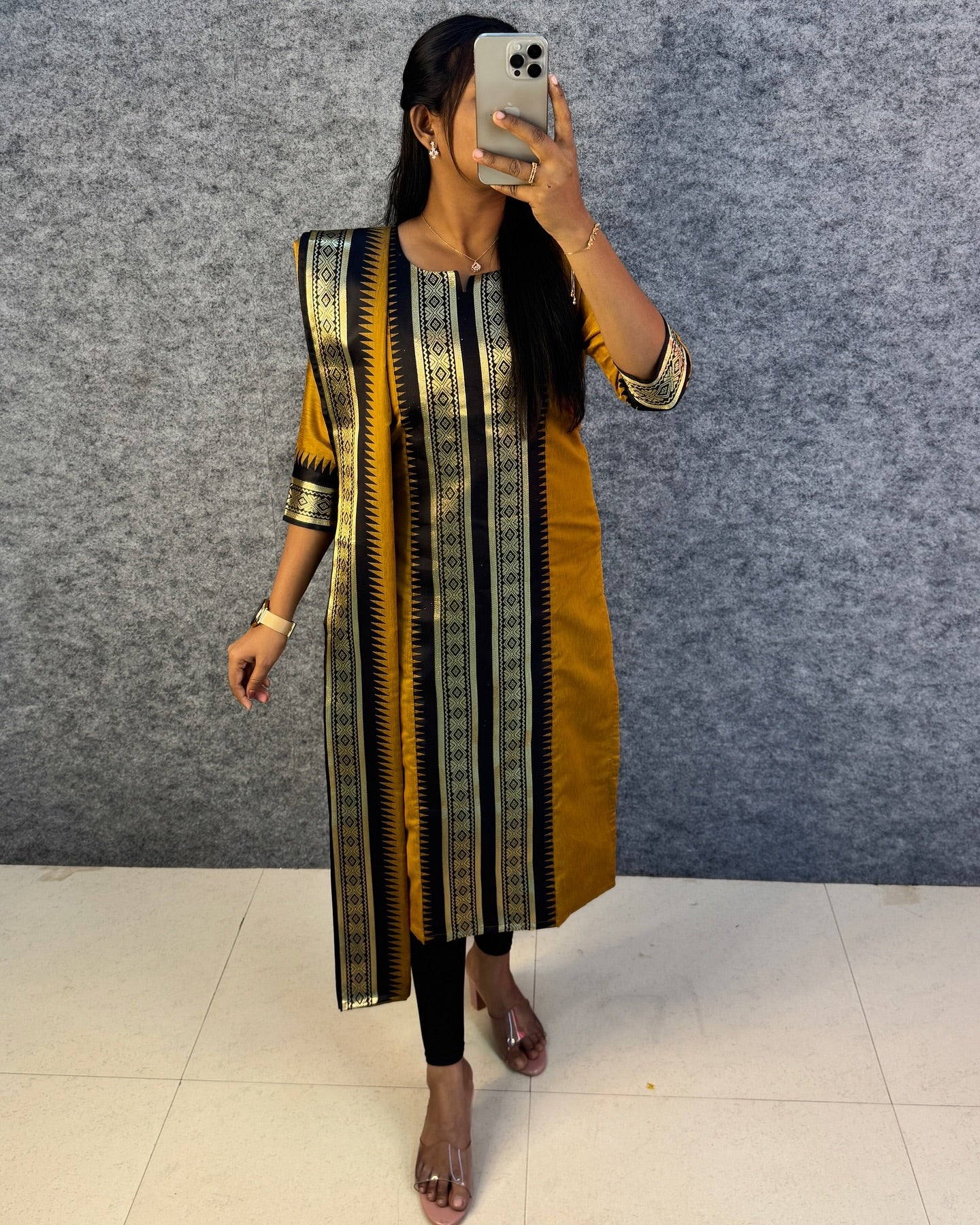 Serenity Kanchi Cotton Kurta & Dupatta Set