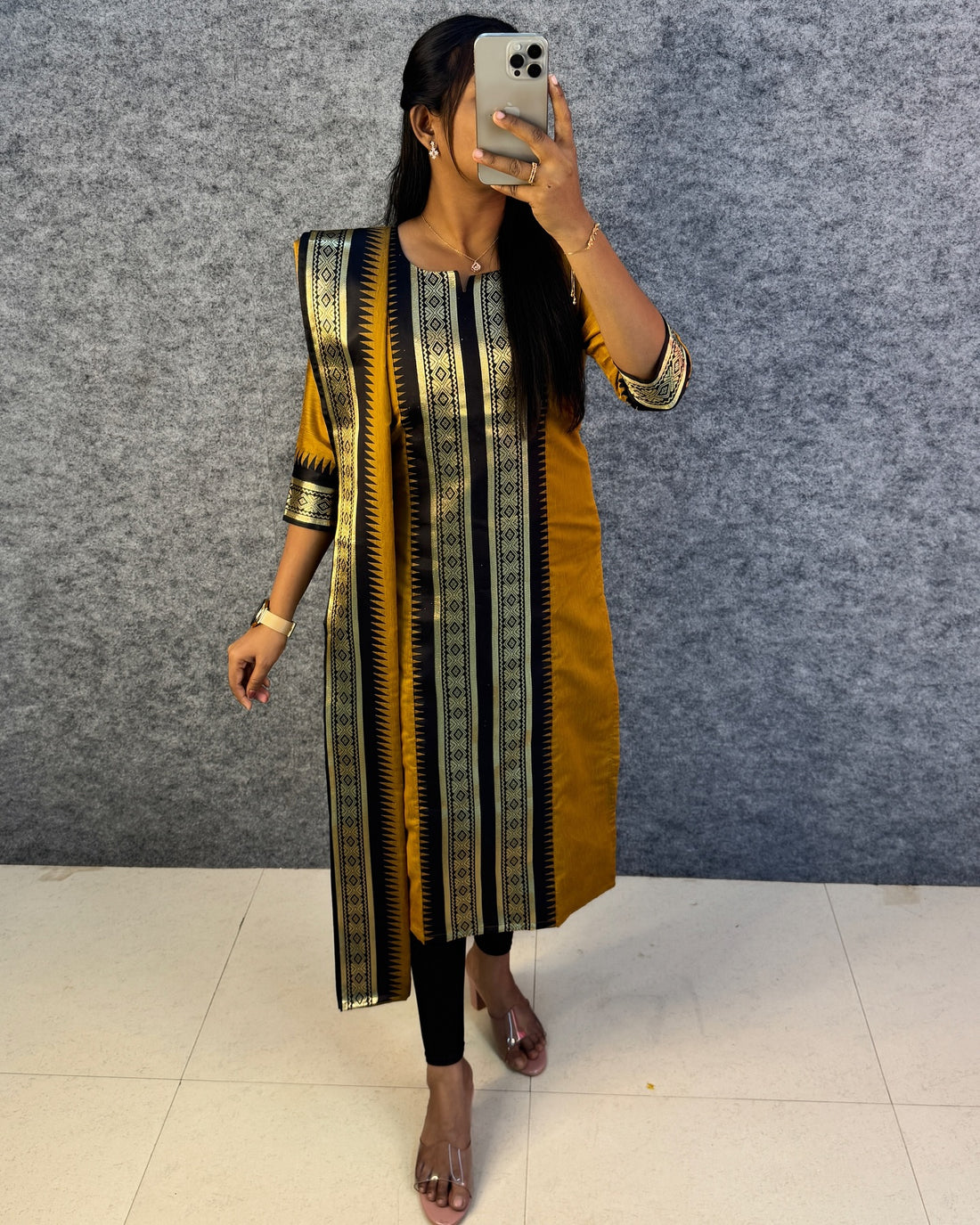 Serenity Kanchi Cotton Kurta & Dupatta Set