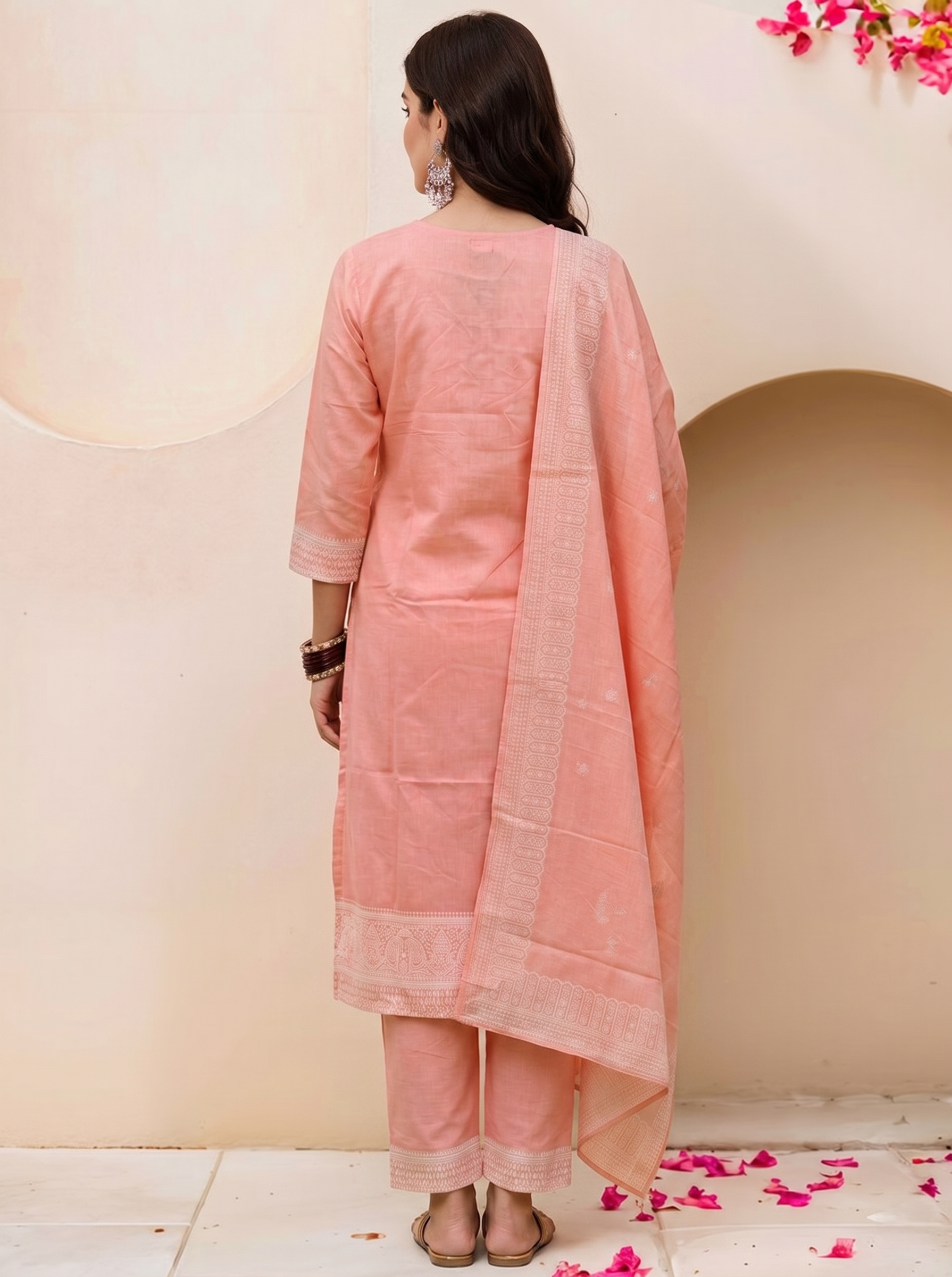 Elegant Embroidered Kurta Set with Dupatta