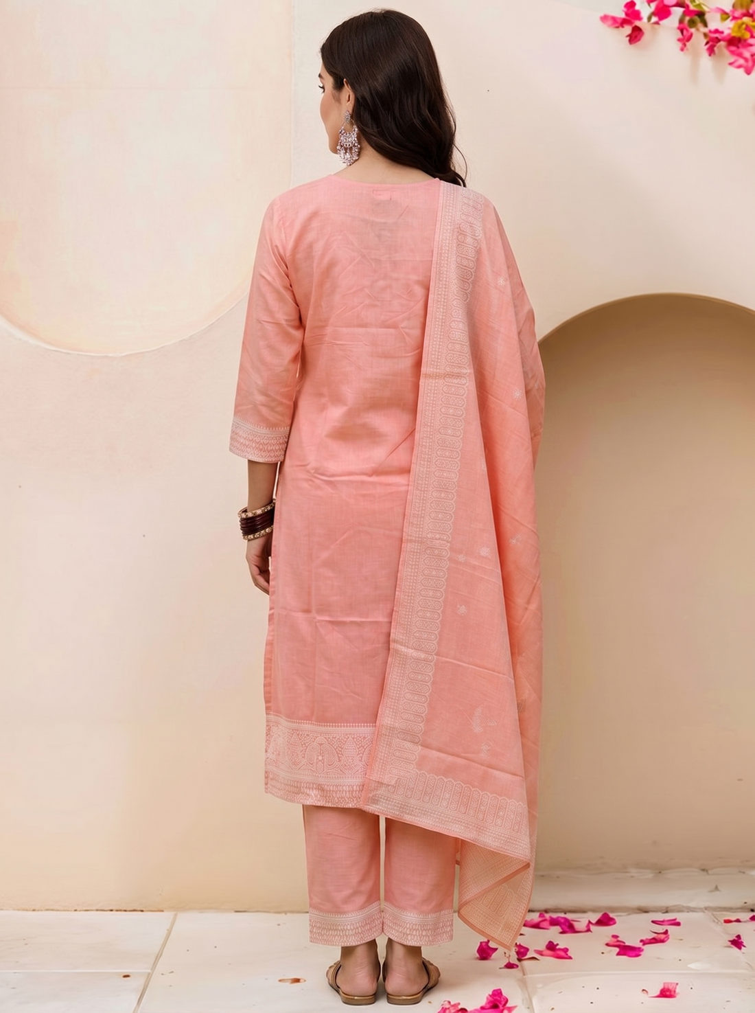 Elegant Embroidered Kurta Set with Dupatta