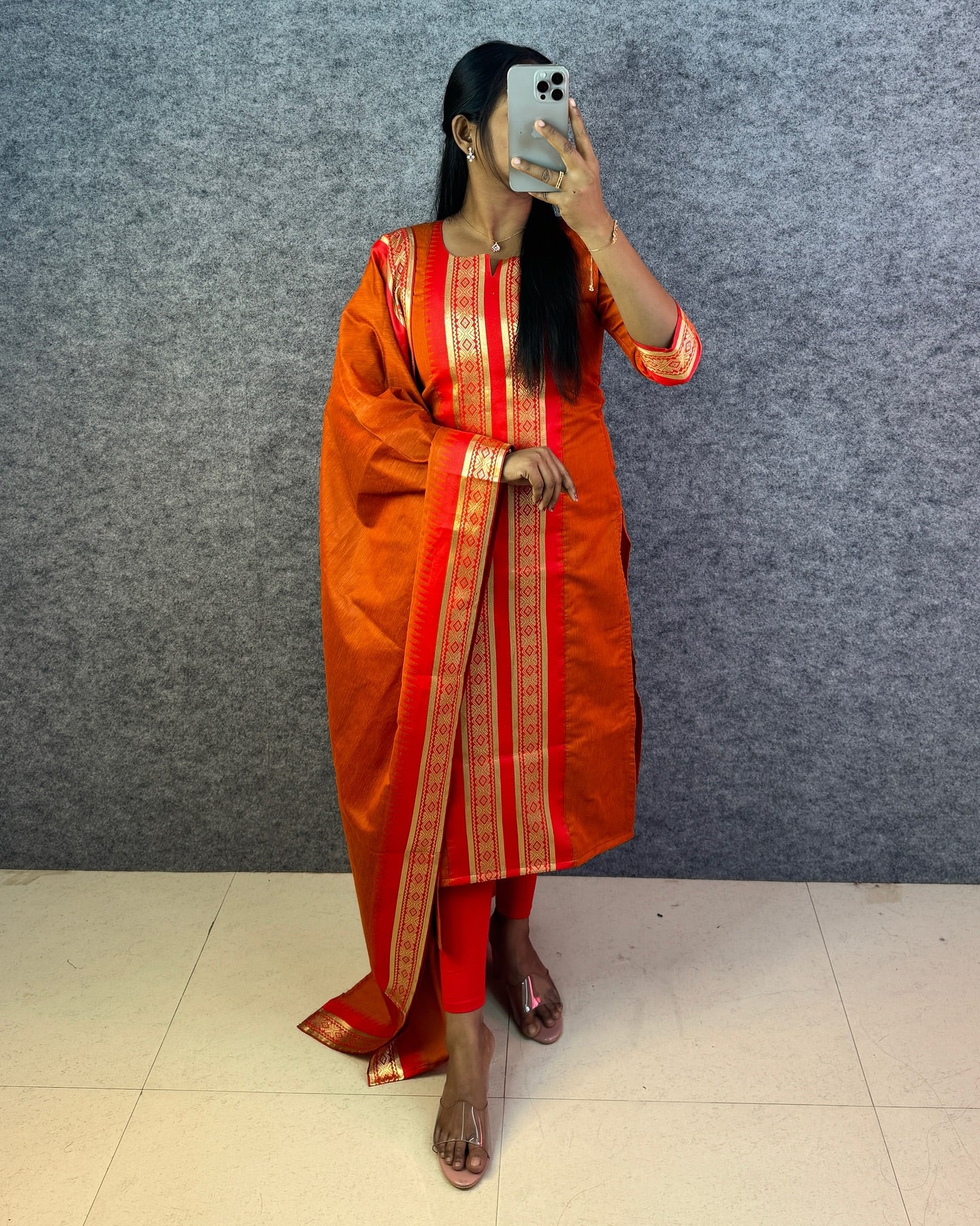 Serenity Kanchi Cotton Kurta & Dupatta Set
