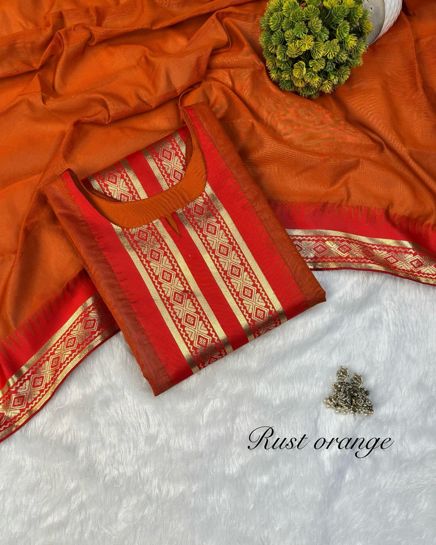 Serenity Kanchi Cotton Kurta & Dupatta Set