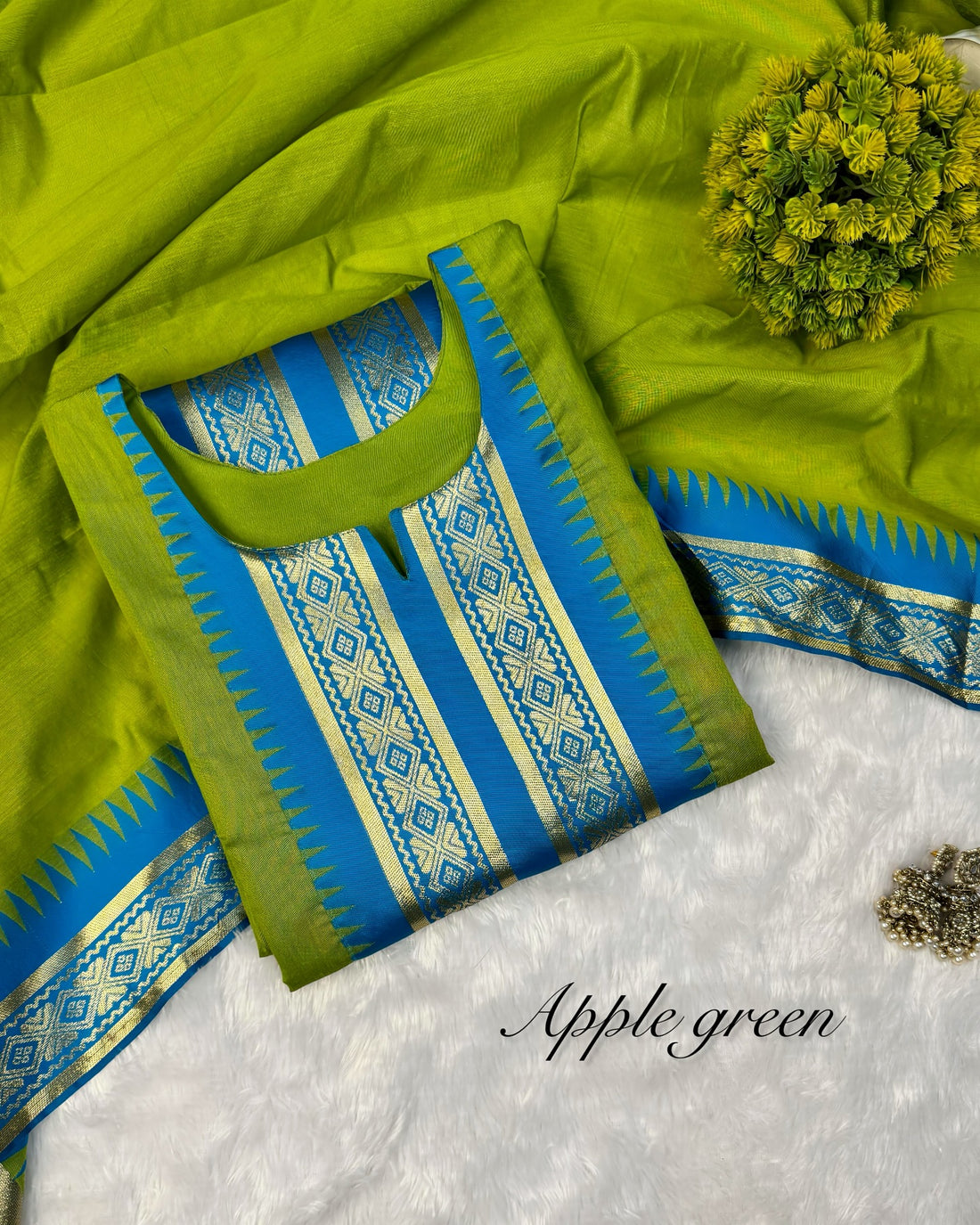 Serenity Kanchi Cotton Kurta & Dupatta Set