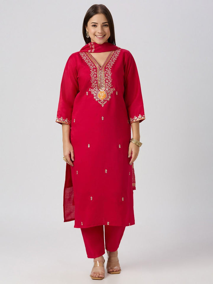 Royal Elegance Vatican Silk Suit Set