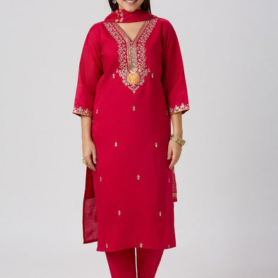 Royal Elegance Vatican Silk Suit Set