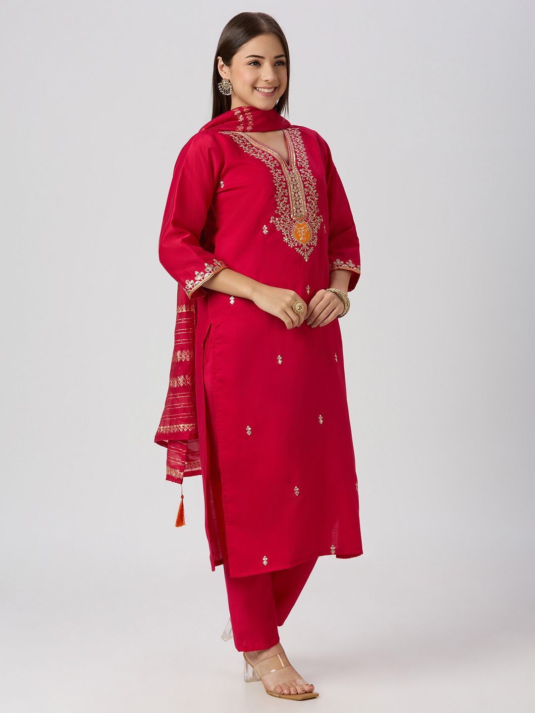 Royal Elegance Vatican Silk Suit Set