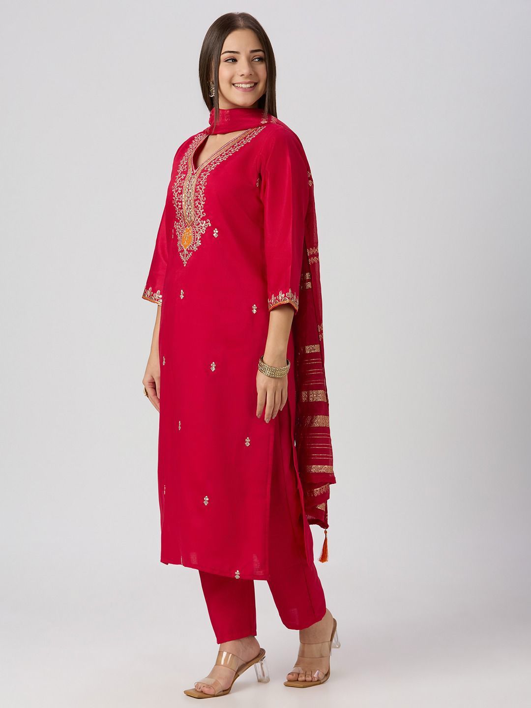 Royal Elegance Vatican Silk Suit Set