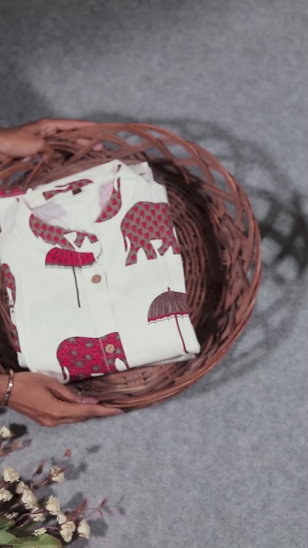 Chic Elephant Print Co-Ord Set