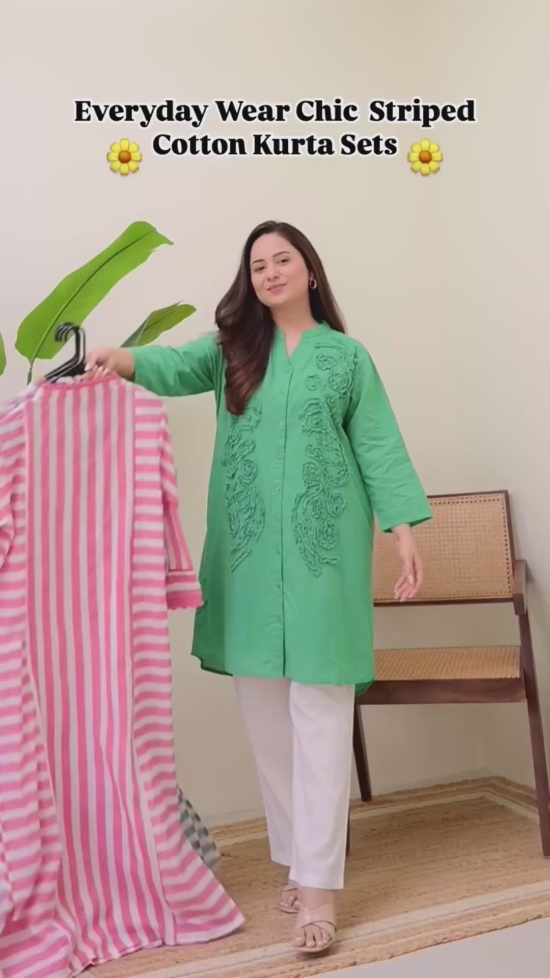 Grace Printed Rayon Kurta Palazzo Set
